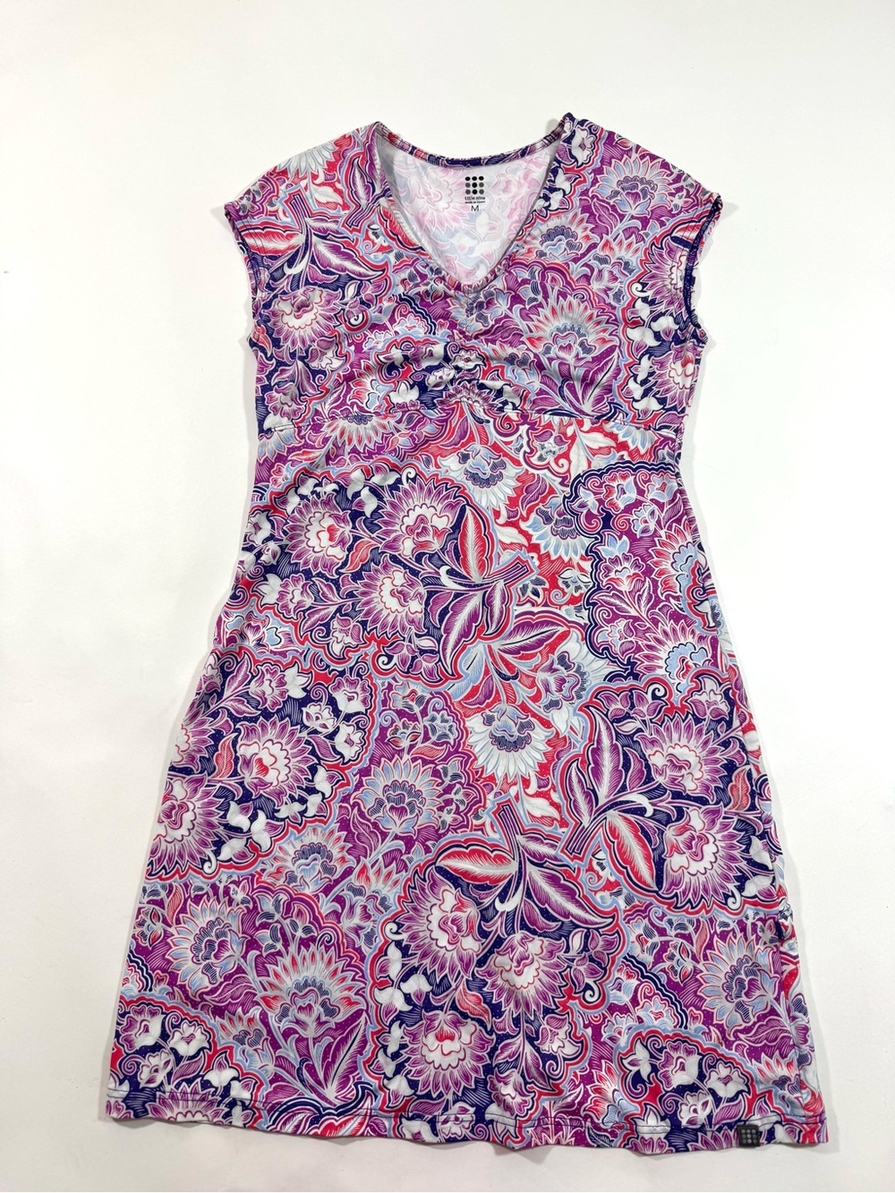 Title Nine Amelia Dress Purple Multi Floral Print